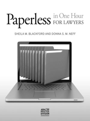 cover image of Paperless in One Hour for Lawyers
